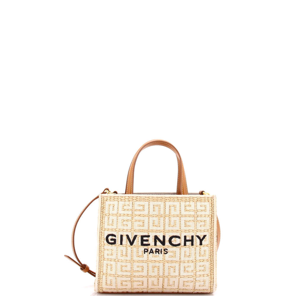 Givenchy Mini G-Tote 4G Raffia